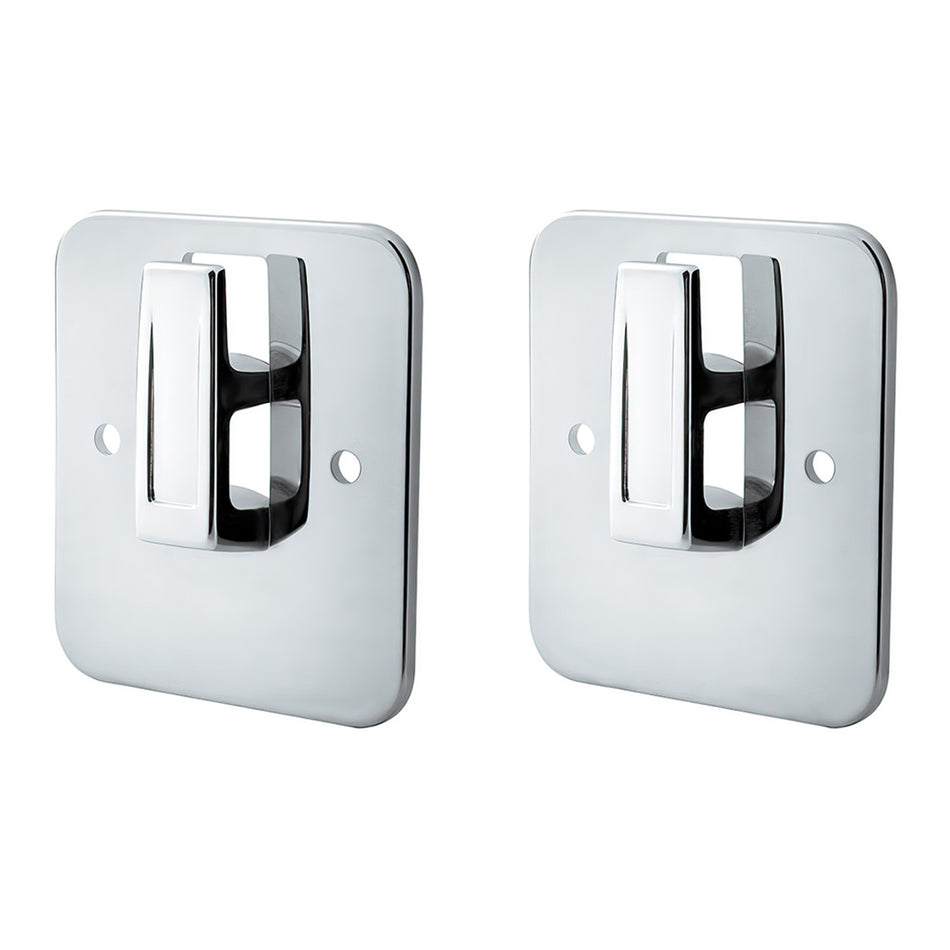 Chrome Plastic Sleeper Cab Coat Hanger Plates For Kenworth T800 (1986-2019), T660 (2008-2016), And T600