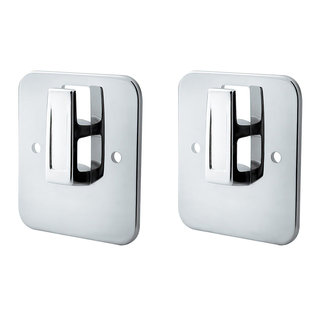 Chrome Plastic Sleeper Cab Coat Hanger Plates For Kenworth T800 (1986-2019), T660 (2008-2016), And T600