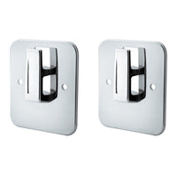 Chrome Plastic Sleeper Cab Coat Hanger Plates For Kenworth T800 (1986-2019), T660 (2008-2016), And T600