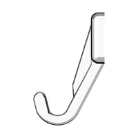 Chrome Plastic Sun Visor Hooks For Kenworth W900 (1990-2005) And T800/T600 (1986-2005) (2-Pack)