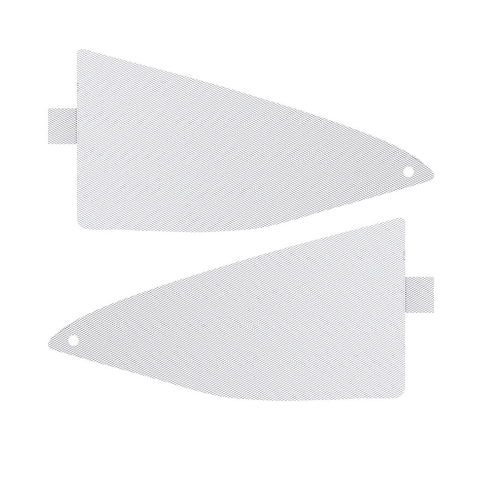 Chrome Triangular Mesh Cover For Freightliner Century (2003-2008) And Columbia (2004-2014) - Driver or Passenger Side