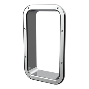 Chrome Interior View Window Trim For Kenworth W900L (1990-2005) And T800 (1986-2005)