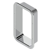 Chrome Interior View Window Trim For Kenworth W900L (1990-2005) And T800 (1986-2005)