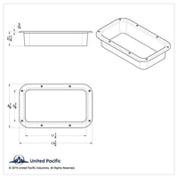 Chrome Interior View Window Trim For Kenworth W900L (1990-2005) And T800 (1986-2005)
