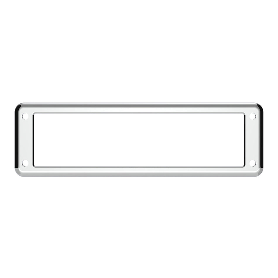 Chrome Plastic Overhead Pocket Bezel For 2000-2010 International 9900/9400/9200