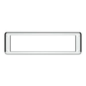 Chrome Plastic Overhead Pocket Bezel For 2000-2010 International 9900/9400/9200