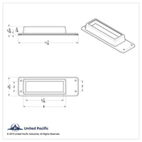 United Pacific - International CB Radio Chrome Plastic Bezel