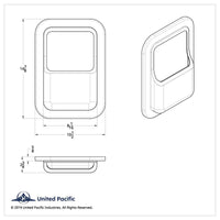 United Pacific - International Door Pocket Cover - Passenger Side