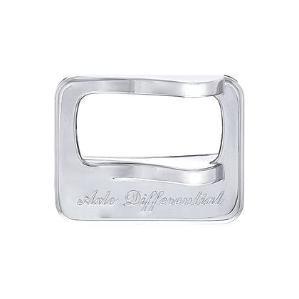 United Pacific - Chrome Plastic Rocker Switch Cover For Peterbilt - Axle Differential