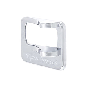 United Pacific - Chrome Plastic Rocker Switch Cover For Peterbilt - Fifth Wheel