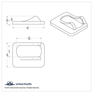 Chrome Plastic Rocker Switch Cover For Peterbilt - Air Suspension