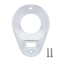 Chrome Plastic Teardrop Style Dome Light Cover For Kenworth T600/T660/T800/W900