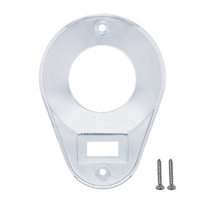 Chrome Plastic Teardrop Style Dome Light Cover For Kenworth T600/T660/T800/W900