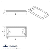 Chrome Plastic Parking & Trailer Brake Bezel For 2001 & Older Kenworth