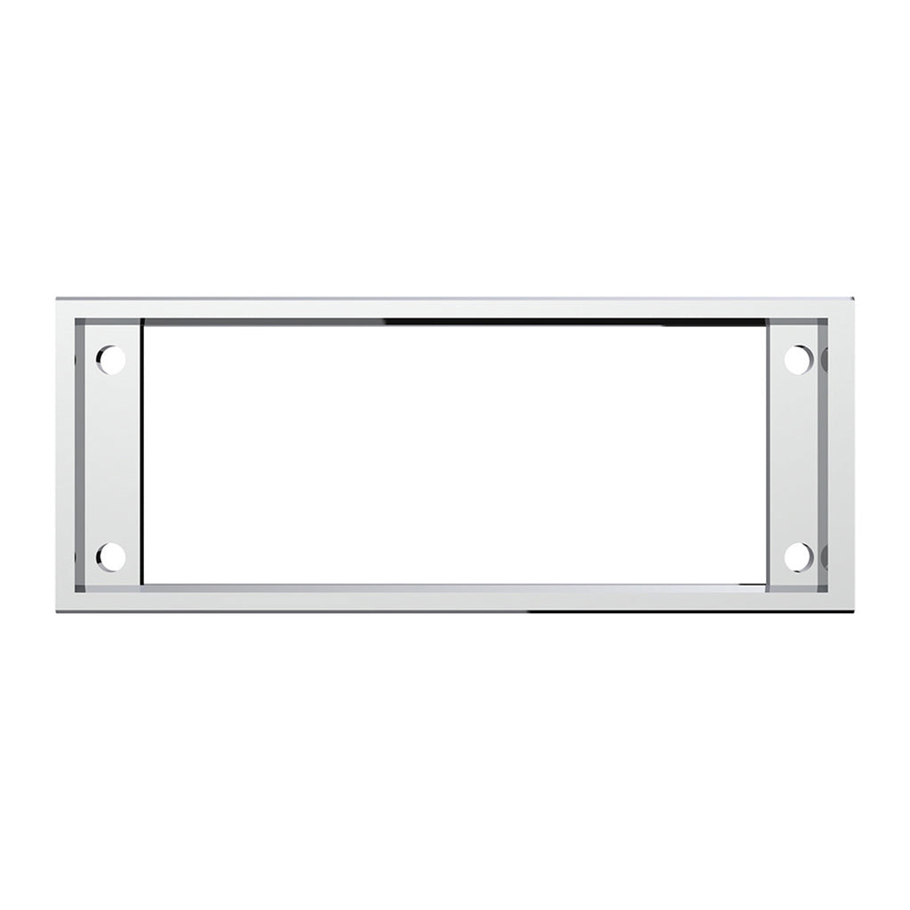 Chrome Plastic A/C Control Dash Panel Bezel For Kenworth W900 (1990-2005) & T800 (1986-2005)