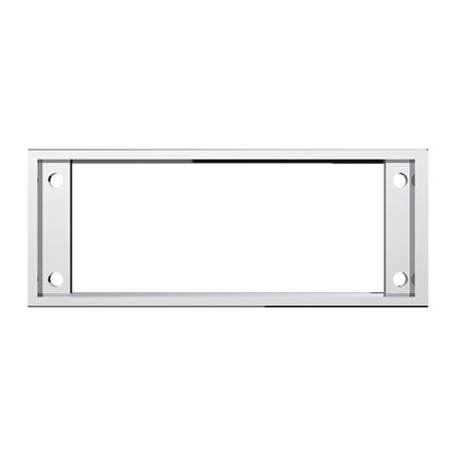 Chrome Plastic A/C Control Dash Panel Bezel For Kenworth W900 (1990-2005) & T800 (1986-2005)