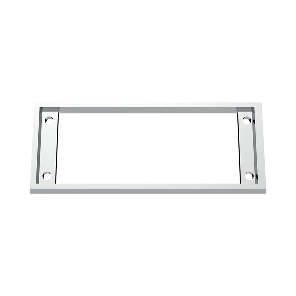 Chrome Plastic A/C Control Dash Panel Bezel For Kenworth W900 (1990-2005) & T800 (1986-2005)