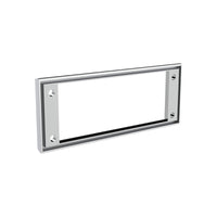 Chrome Plastic A/C Control Dash Panel Bezel For Kenworth W900 (1990-2005) & T800 (1986-2005)