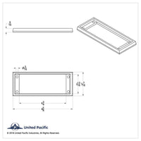 Chrome Plastic A/C Control Dash Panel Bezel For Kenworth W900 (1990-2005) & T800 (1986-2005)