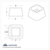 United Pacific - Turn Indicator Trim For Kenworth