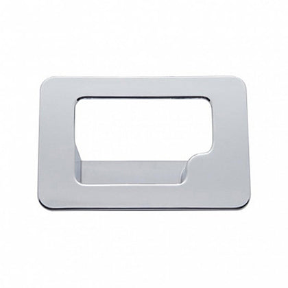 Chrome Plastic Glove Box Latch Trim For Peterbilt 389 (2008+), 387 (2001-2010), & Kenworth T600 (2002-2006)
