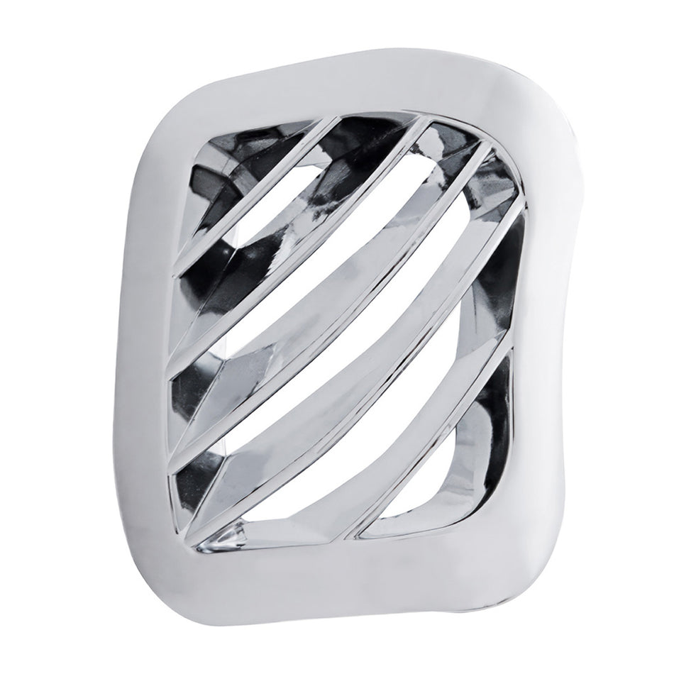 United Pacific - Chrome Plastic A/C Dash Corner Vent For 2006+ Peterbilt - Passenger