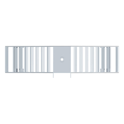 Chrome Plastic Center Top A/C Defroster Vent For Freightliner Classic (1989-2010) & FLD (1989-2009)