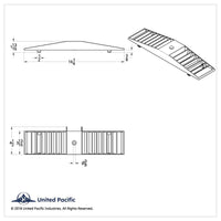 Chrome Plastic Center Top A/C Defroster Vent For Freightliner Classic (1989-2010) & FLD (1989-2009)