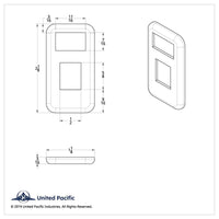 Chrome Plastic Switch Trim For 2001-2010 International 9900i/9400i/9200i - Panel Light
