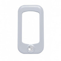 Rocker Switch Bezel For Peterbilt/ Kenworth With Copper, Clear, Purple or Red Crystal (3-Pack)