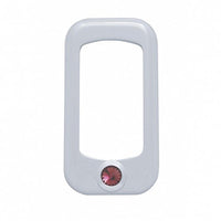 Rocker Switch Bezel For Peterbilt/ Kenworth With Copper, Clear, Purple or Red Crystal (3-Pack)