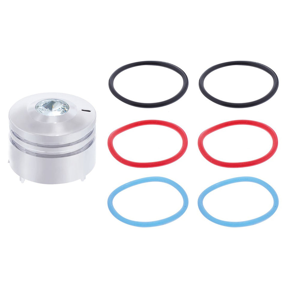 Peterbilt Deluxe Signature A/C Control Knob (Indented - No Crystal, Blue, Clear, Green, Purple or Red Crystal)