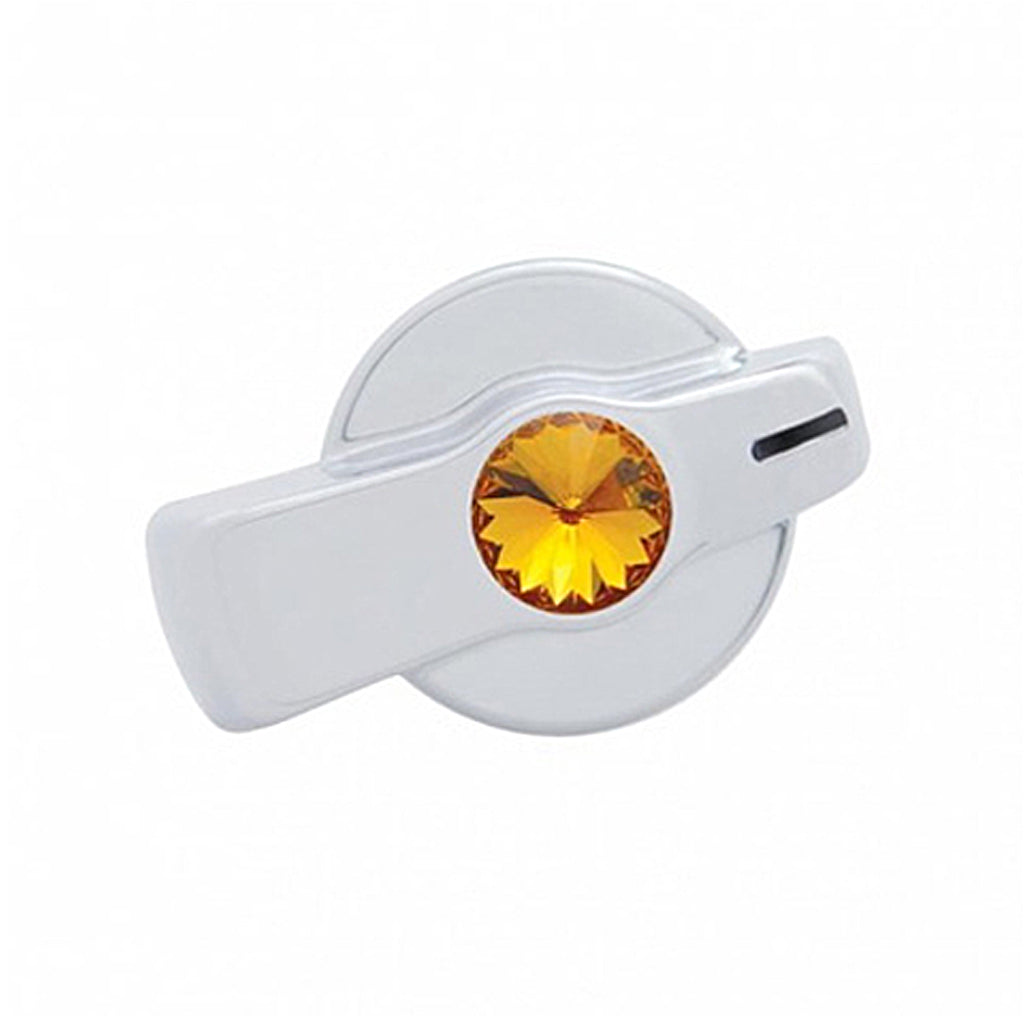 A/C Knob For Freightliner (Older Model) - Amber, Blue, Clear, Green, Purple or Red Crystal