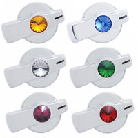 A/C Knob For Freightliner (Older Model) - Amber, Blue, Clear, Green, Purple or Red Crystal