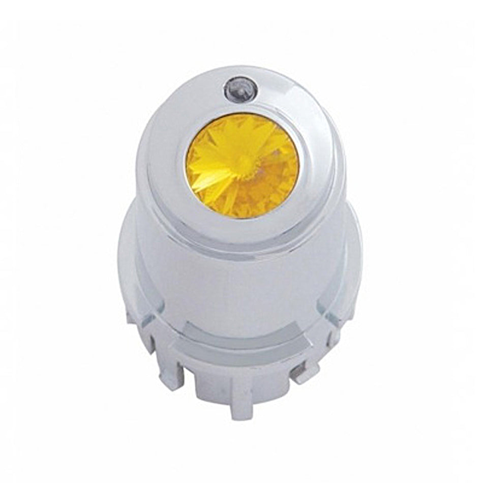 United Pacific - Center A/C Control Knob For 2006+ Kenworth - Amber Crystal