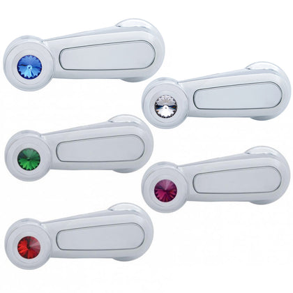 Window Crank For Peterbilt (2006+) - Blue, Clear, Green, Purple or Red Crystal