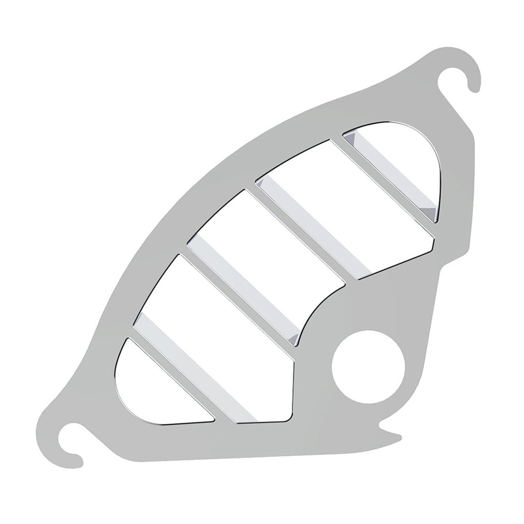 Chrome Plastic A/C Dash Corner Vent For 2006+ Peterbilt - Driver Side