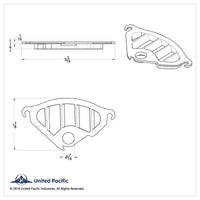 Chrome Plastic A/C Dash Corner Vent For 2006+ Peterbilt - Driver Side