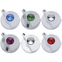 United Pacific - Timer Knob With Blue Crystal For Peterbilt (Blue, Clear, Green, Purple, Red or Smoke Crystal)