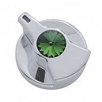 United Pacific - Timer Knob With Blue Crystal For Peterbilt (Blue, Clear, Green, Purple, Red or Smoke Crystal)
