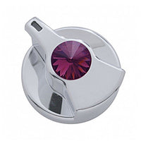 United Pacific - Timer Knob With Blue Crystal For Peterbilt (Blue, Clear, Green, Purple, Red or Smoke Crystal)