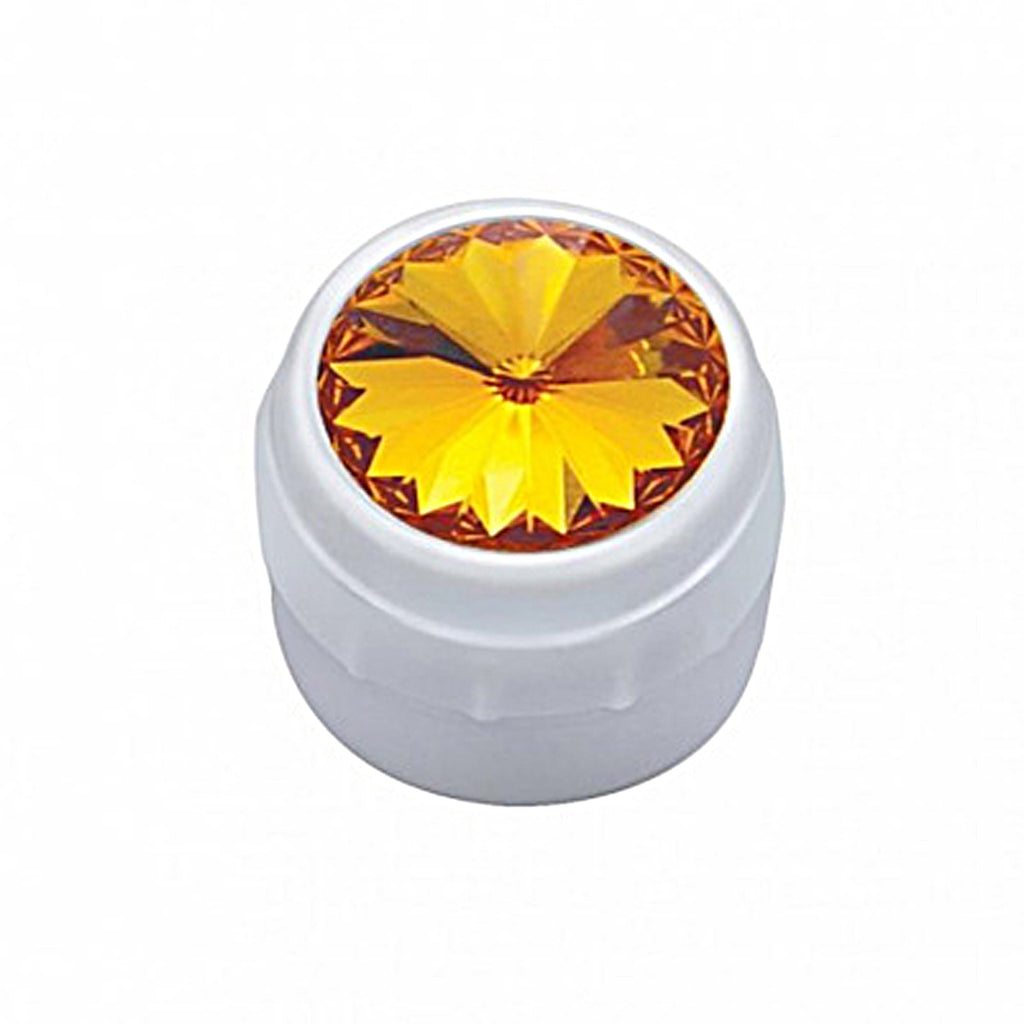United Pacific - Delphi Radio Knob With Amber or Red Crystal