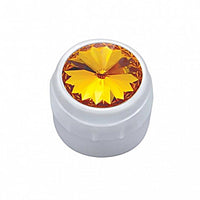 United Pacific - Delphi Radio Knob With Amber or Red Crystal