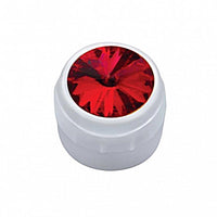United Pacific - Delphi Radio Knob With Amber or Red Crystal