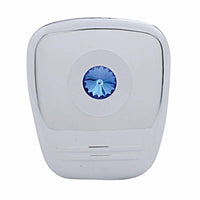 2006+ Peterbilt Diagnostic Plug Cover (Indented, Blue, Clear, Green or Red Crystal)