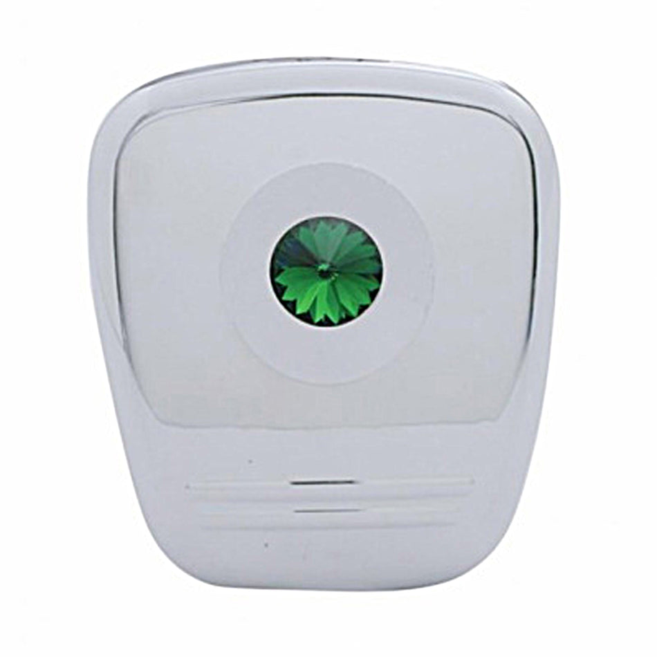2006+ Peterbilt Diagnostic Plug Cover (Indented, Blue, Clear, Green or Red Crystal)