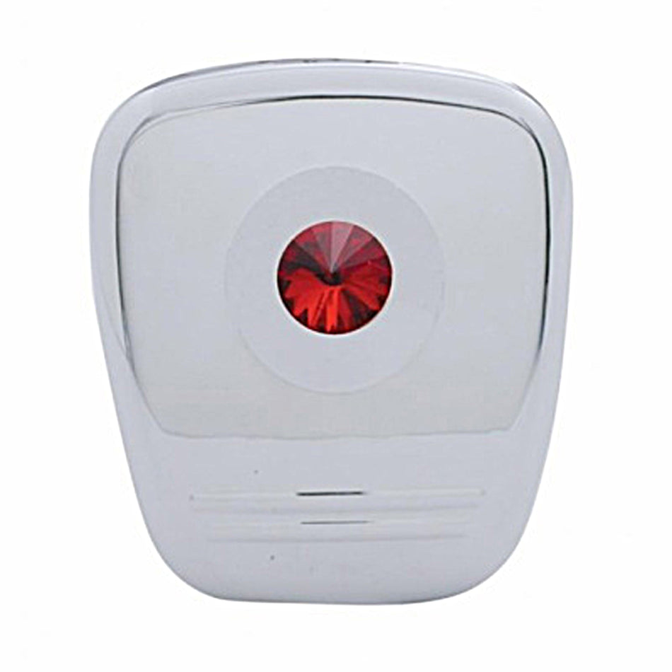 2006+ Peterbilt Diagnostic Plug Cover (Indented, Blue, Clear, Green or Red Crystal)