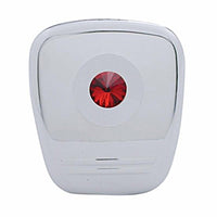 2006+ Peterbilt Diagnostic Plug Cover (Indented, Blue, Clear, Green or Red Crystal)