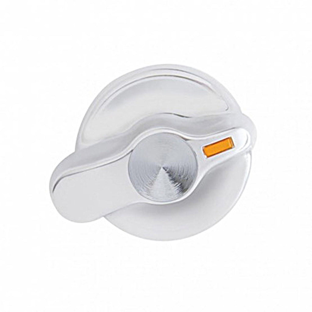 Signature Series A/C Control Knob For International Trucks (Indented, Amber, Blue, Clear, Green, Purple or Red Crystal)