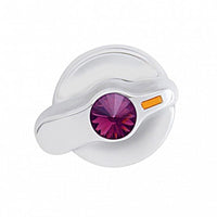 Signature Series A/C Control Knob For International Trucks (Indented, Amber, Blue, Clear, Green, Purple or Red Crystal)